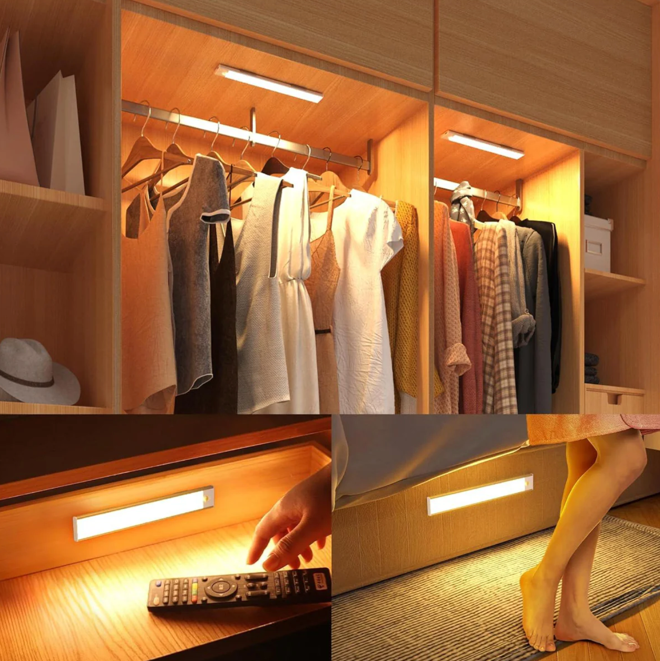 LumiKüche- LED Unterbauleuchte Küche mit Bewegungsmelder - Kabellos und Dimmbar