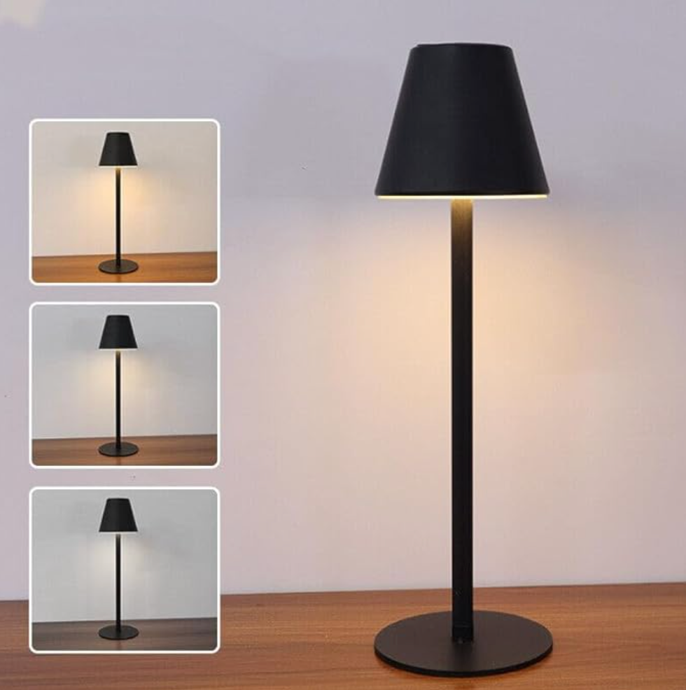 Kabellose Dimmbare LED Akku Tischlampe LuxeModern - Touch | Wohnzimmer | Leselampe | Nachttischlampe