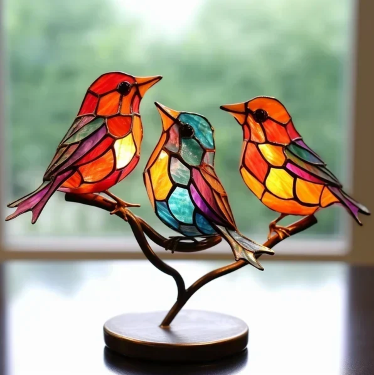 LumiBird - Vogelfiguren in getöntem Glas für ein anspruchsvolles Innendesign - Deko | Garten | Wohnzimmer