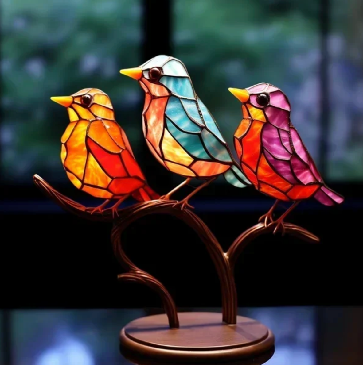 LumiBird - Vogelfiguren in getöntem Glas für ein anspruchsvolles Innendesign - Deko | Garten | Wohnzimmer