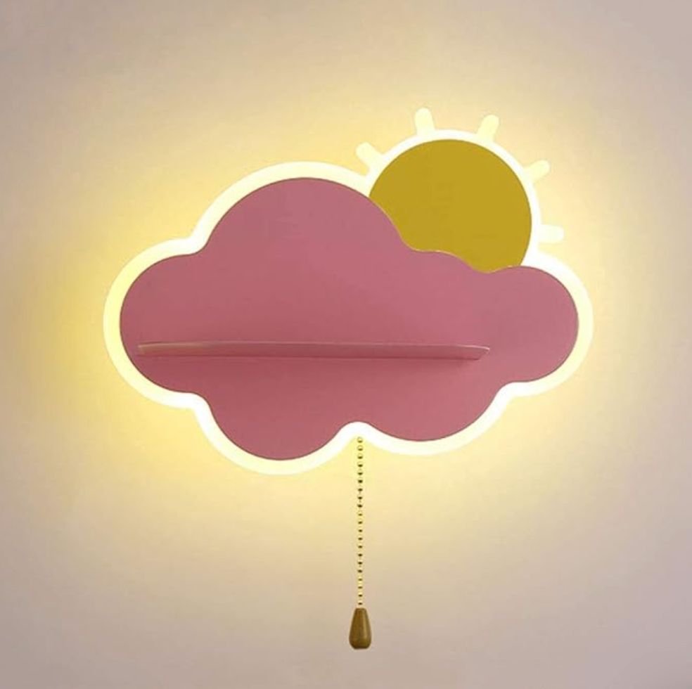 CloudLumi | LED Wandleuchte für Jungen und Mädchen im Kinderzimmer | Wandlampe mit Wolkendesign