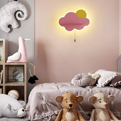 CloudLumi | LED Wandleuchte für Jungen und Mädchen im Kinderzimmer | Wandlampe mit Wolkendesign