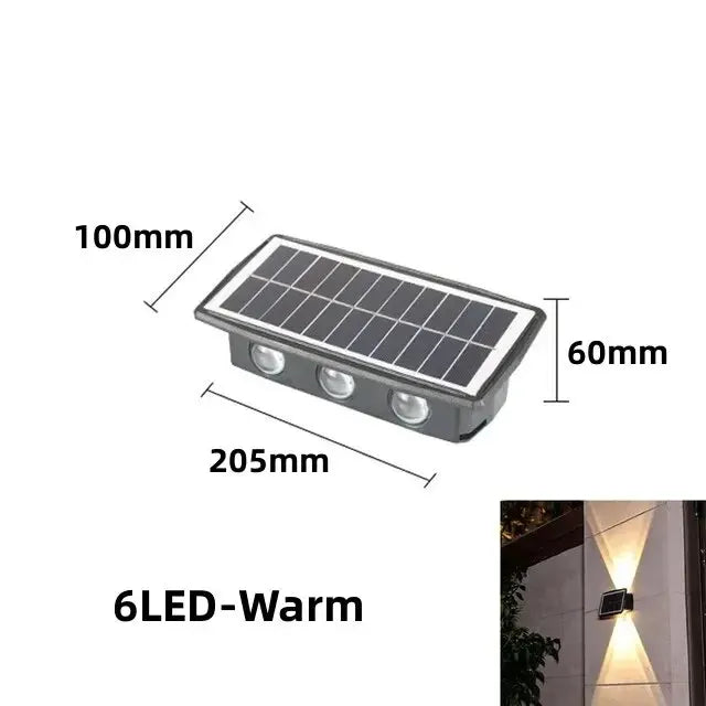 EcoBright - Solar-LED-Wandleuchte