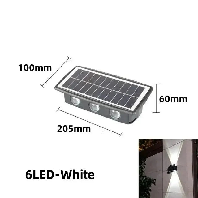 EcoBright - Solar-LED-Wandleuchte