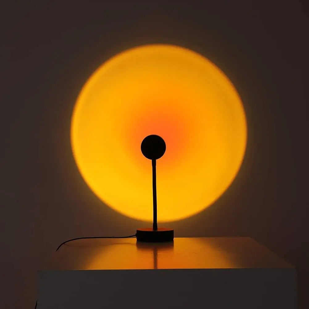 Sunset Lamp | 16 Farben + Fernbedienung LED Projektor Tischlampe - USB Nachttischlampen