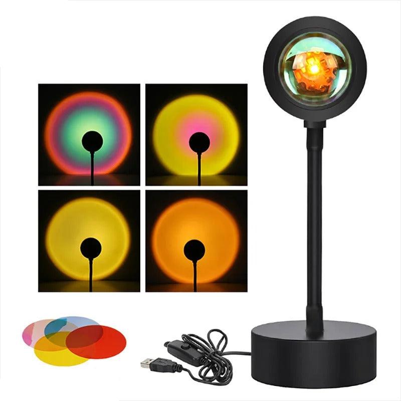 Smart Sunset Lamp Projection, 16 Colori LED Sunset Projection Lamp App E Telecomando Rotazione A 360 Gradi Lampada Solare Fotografia/Festa/Casa,Pleasant63 Smart Sunset Lamp Projection, 16 Colori LED Sunset Projection Lamp App E Telecomando Rotazione A 360 Gradi Lampada Solare Fotografia/Festa/Casa,Pleasant63