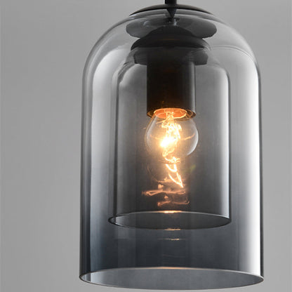 Mica – Mid-Century Pendelleuchte mit Einzigartigem Doppelglas Design